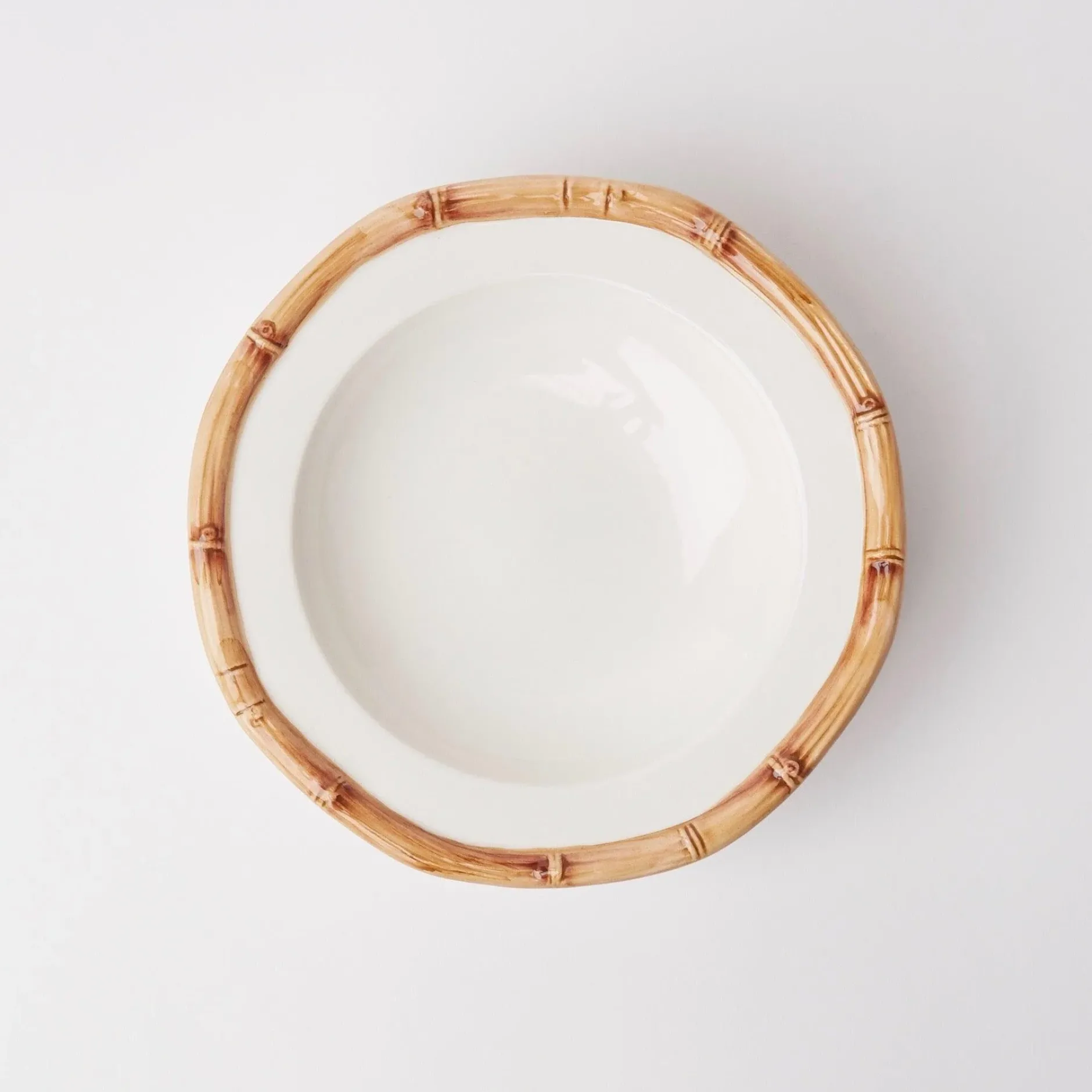 Sale Mrs. Alice Geometric Bamboo Bowl