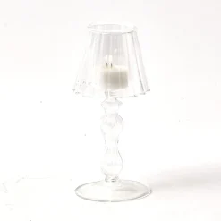 Best Mrs. Alice Glass Lantern Tea Light Holder (Pair) - 18Cm
