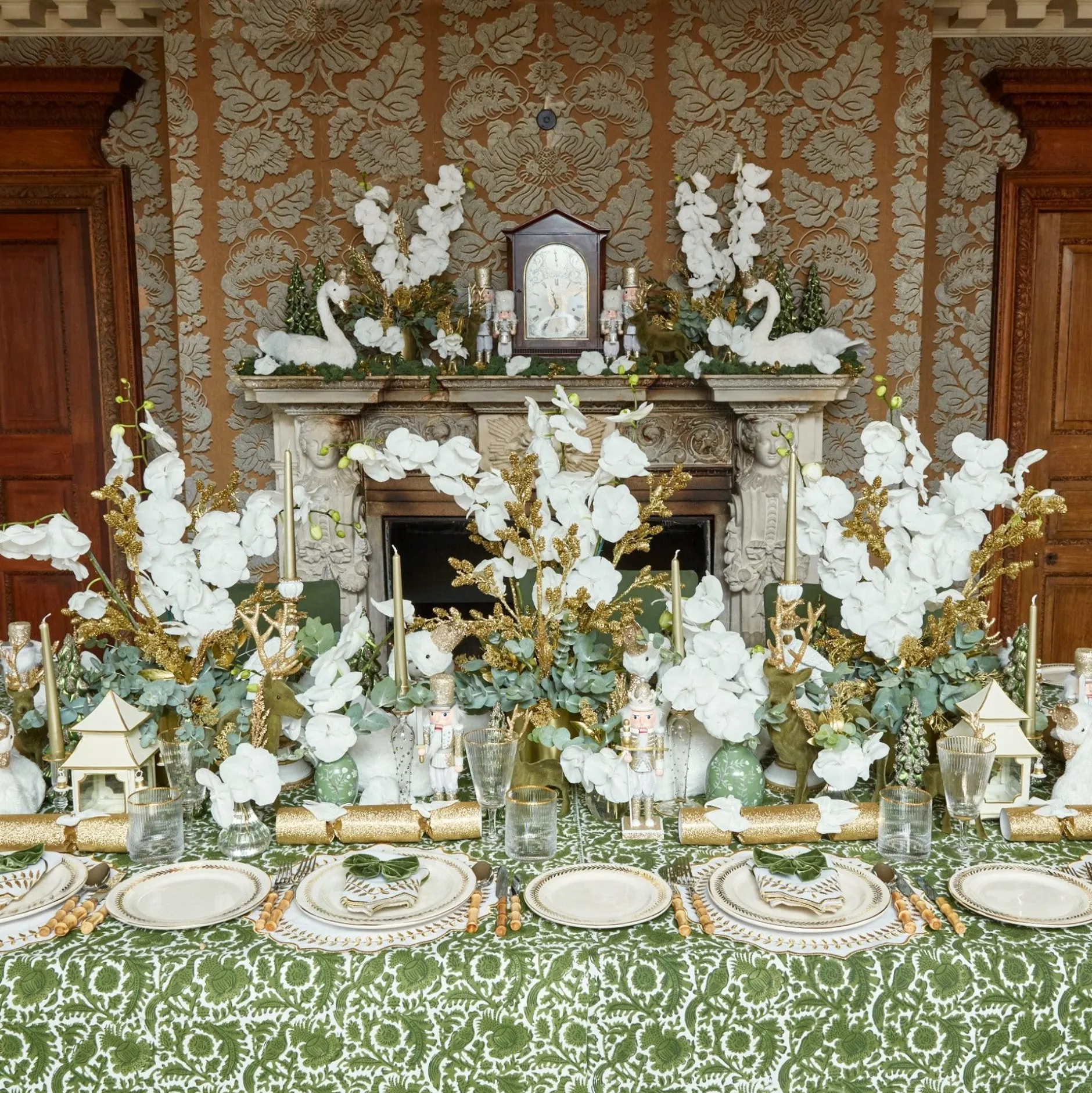 New Mrs. Alice Gold Garland Starter Plate