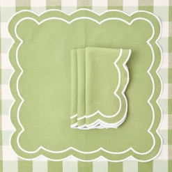 Clearance Mrs. Alice Green Applique Napkins (Set Of 4)