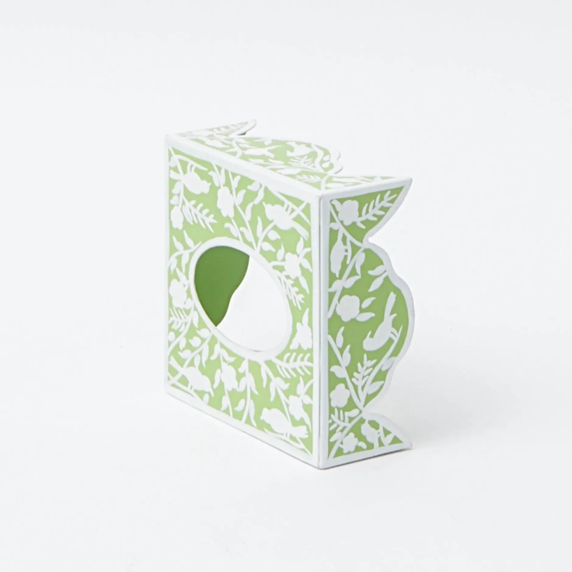 Online Mrs. Alice Green Floral Tole Tissue Box