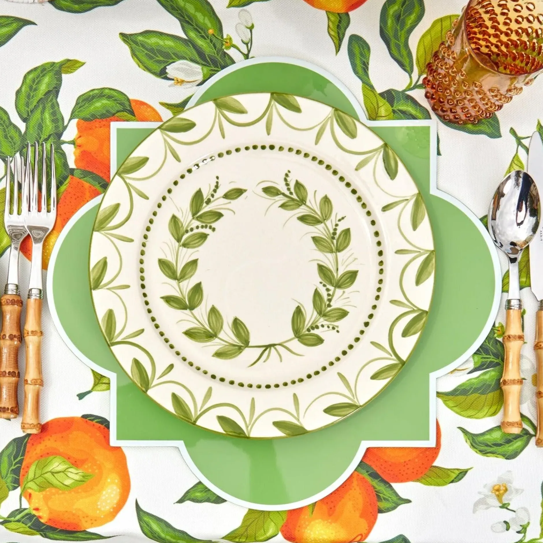 New Mrs. Alice Green Garland Dinner Plates (Set Of 4)