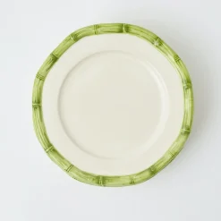 Outlet Mrs. Alice Green Geometric Bamboo Starter Plate (Set Of 4)