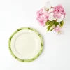 Best Mrs. Alice Green Geometric Bamboo Starter Plate