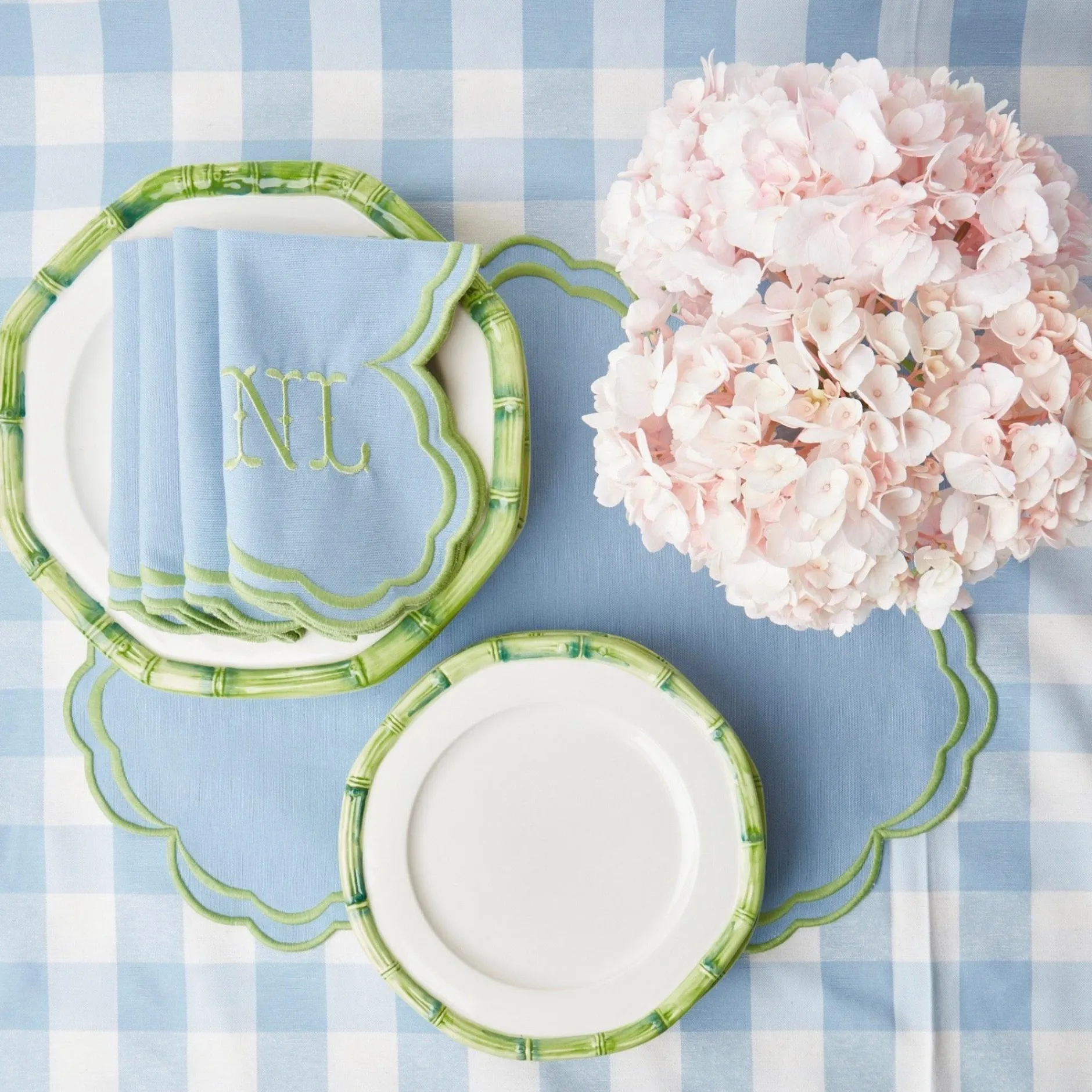 Online Mrs. Alice Green Geometric Bamboo Starter Plate (Set Of 4)