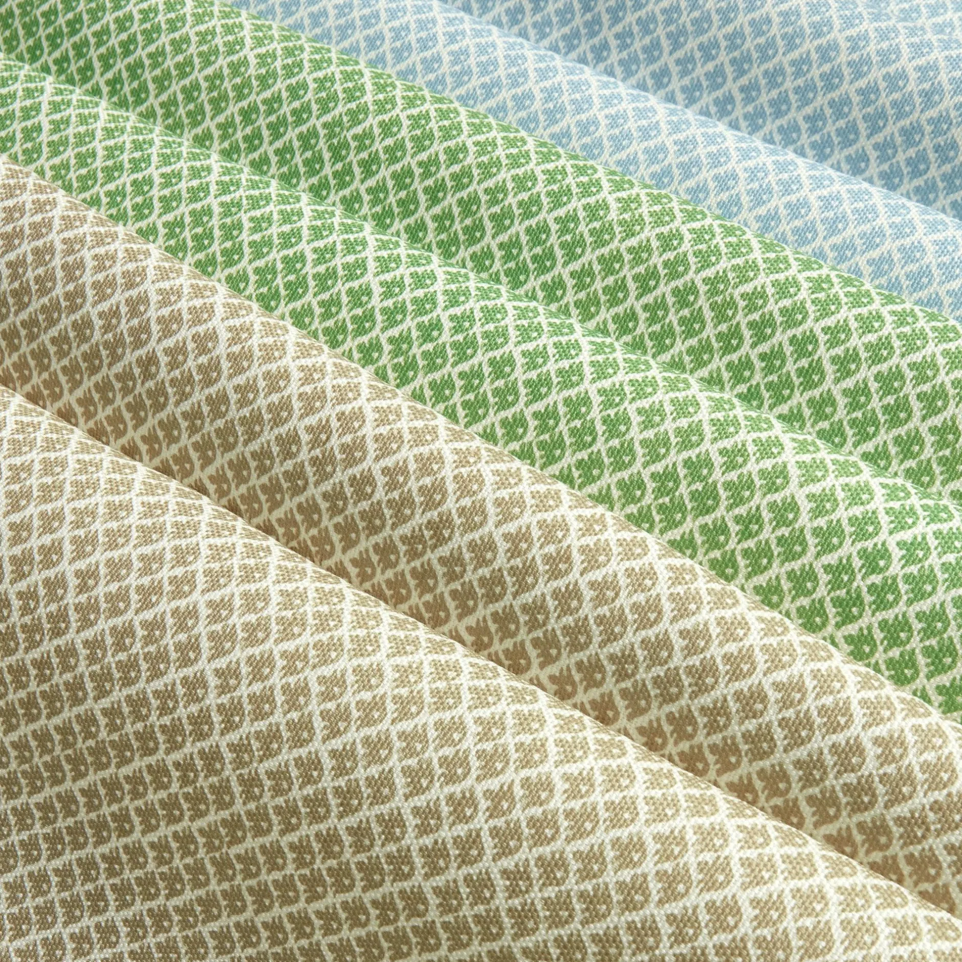 Mrs. Alice Green Lotus Flower Fabric