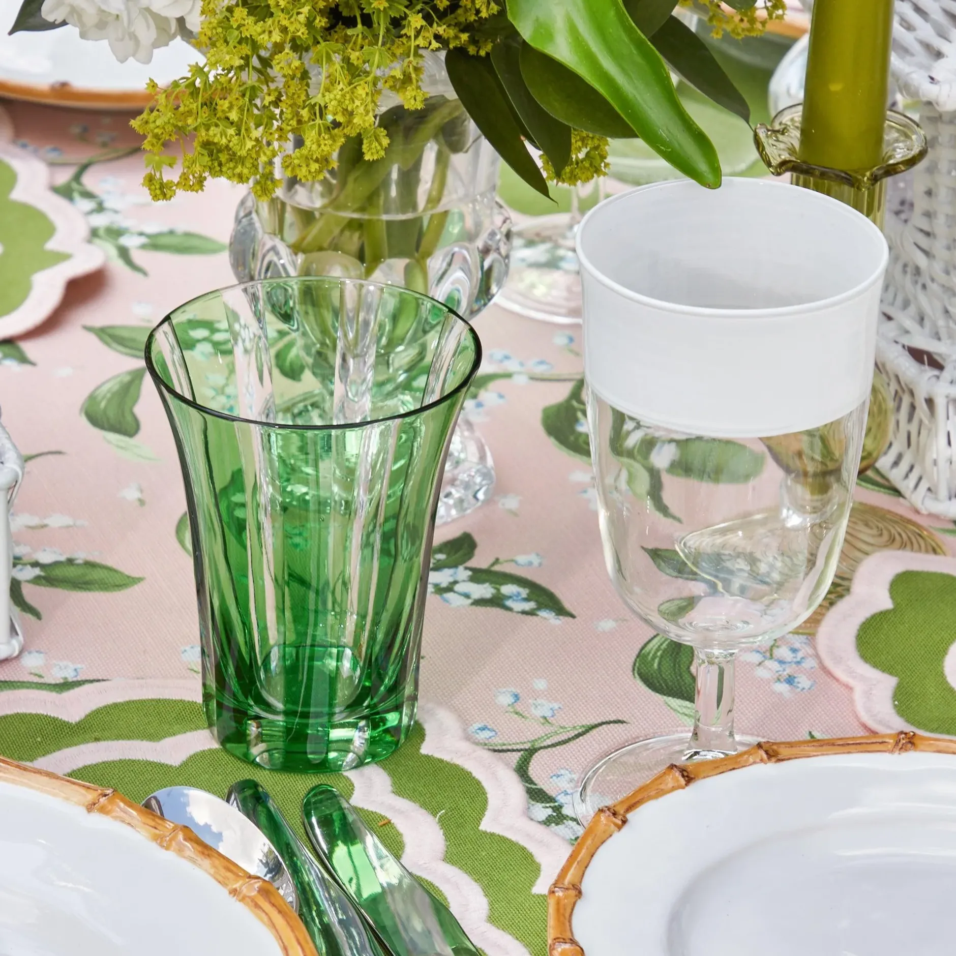 Hot Mrs. Alice Green Positano Glasses (Set Of 4)