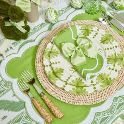 New Mrs. Alice Green Saddle Stitch Napkin Bows (Set Of 4)