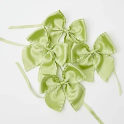 New Mrs. Alice Green Saddle Stitch Napkin Bows (Set Of 4)