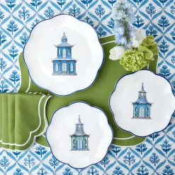 Sale Mrs. Alice Green Scalloped Pagoda Starter Plate