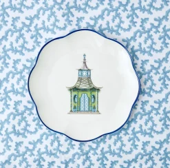 Sale Mrs. Alice Green Scalloped Pagoda Starter Plate