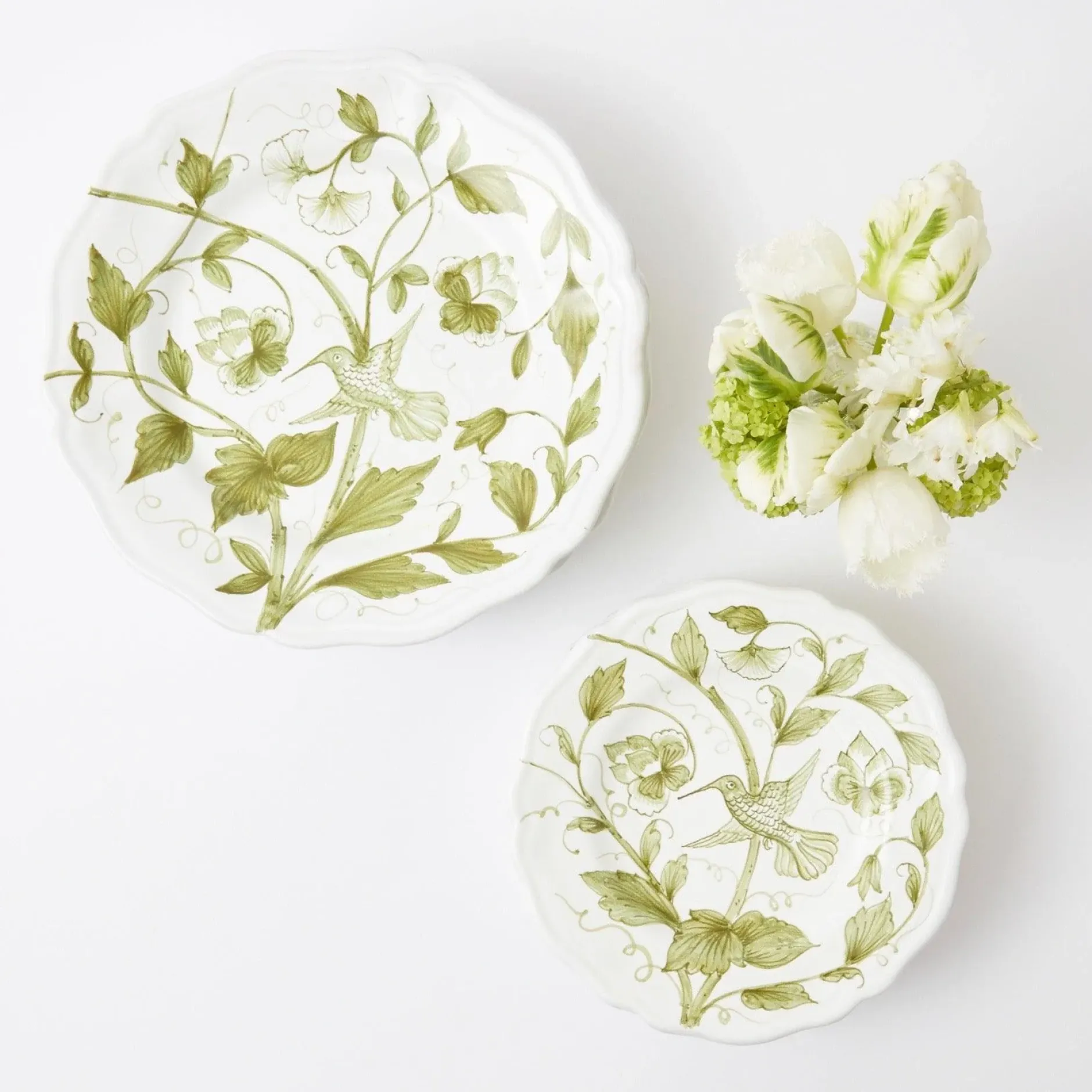 Discount Mrs. Alice Hand Painted Hummingbird Starter Plate