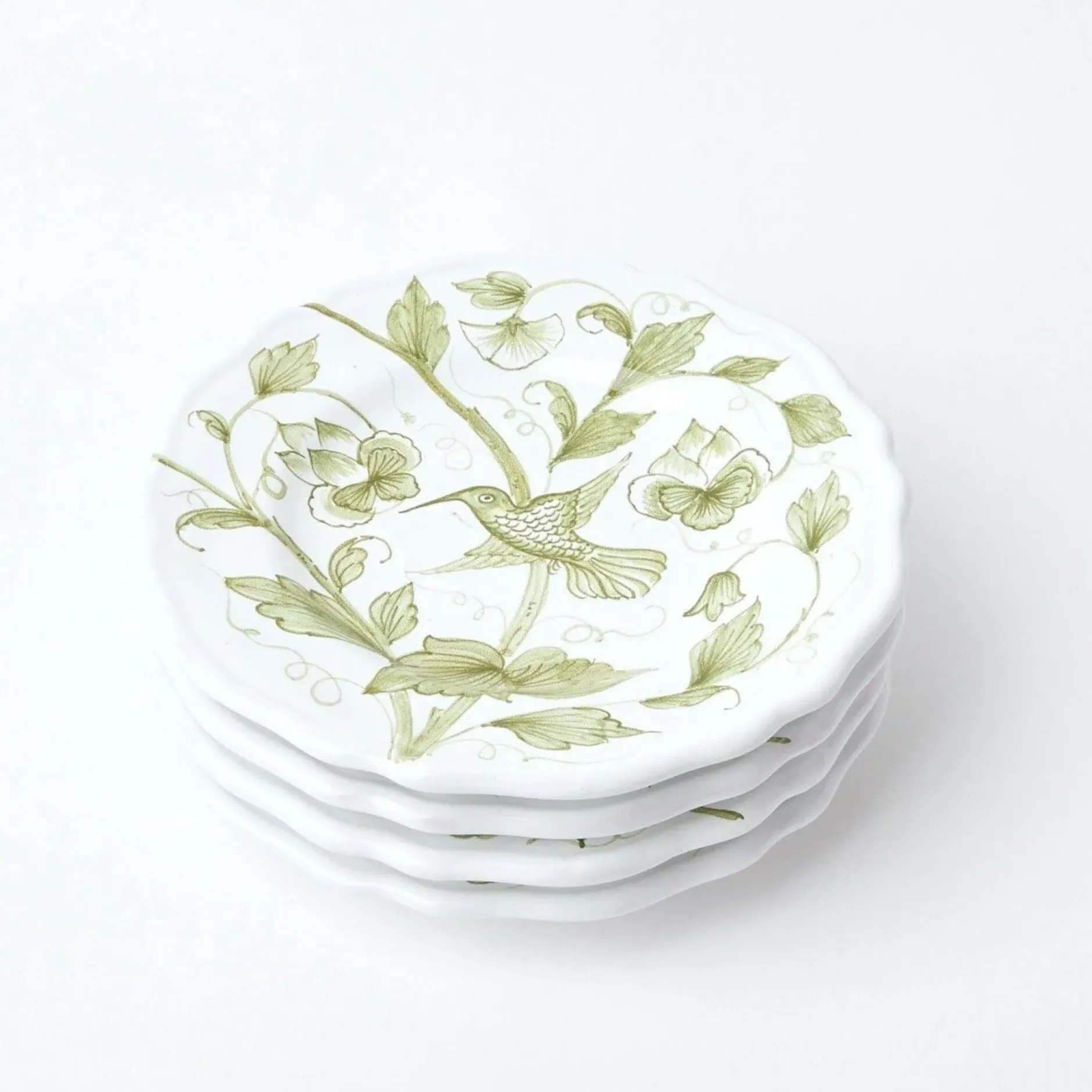 Discount Mrs. Alice Hand Painted Hummingbird Starter Plate
