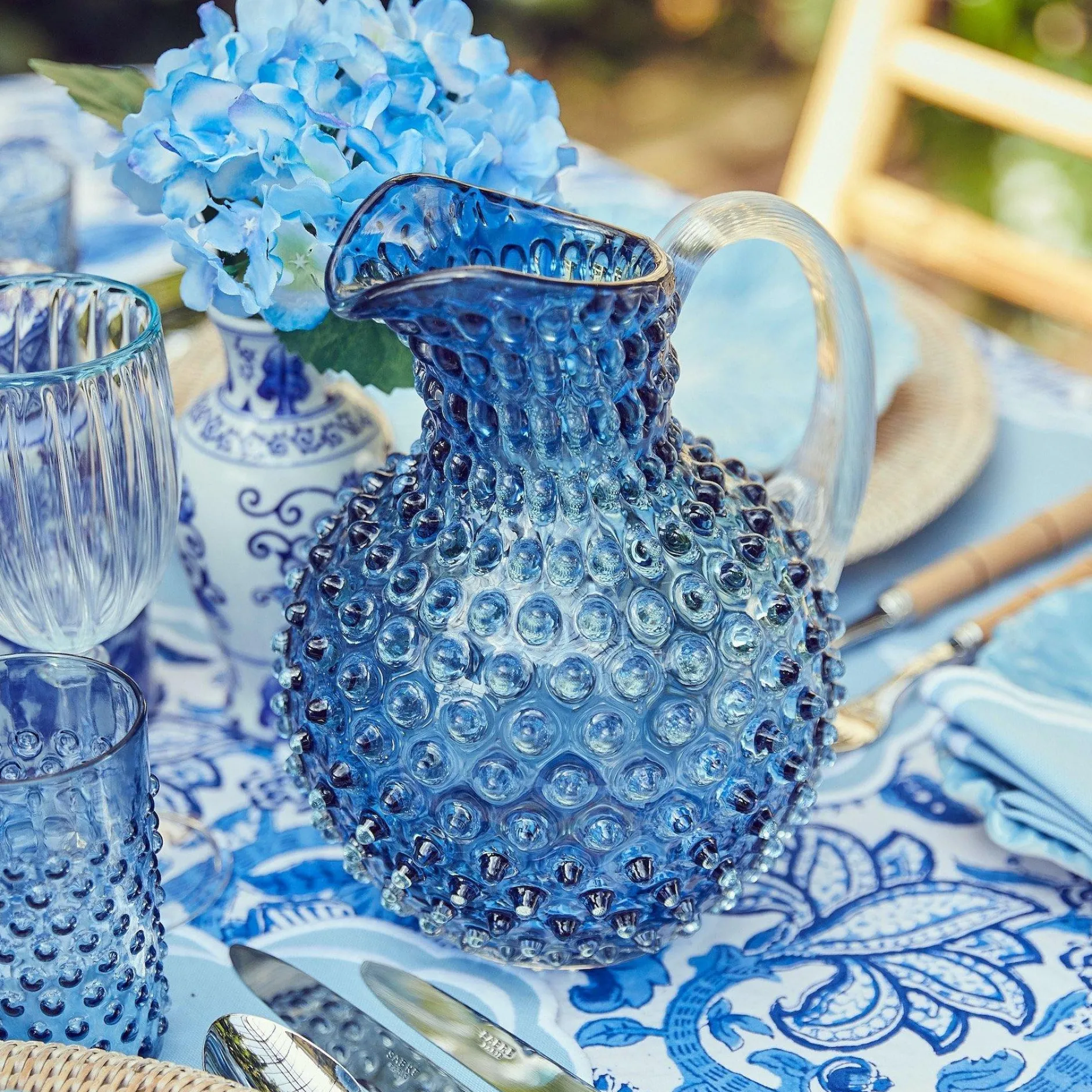Hot Mrs. Alice Hobnail Navy Jug