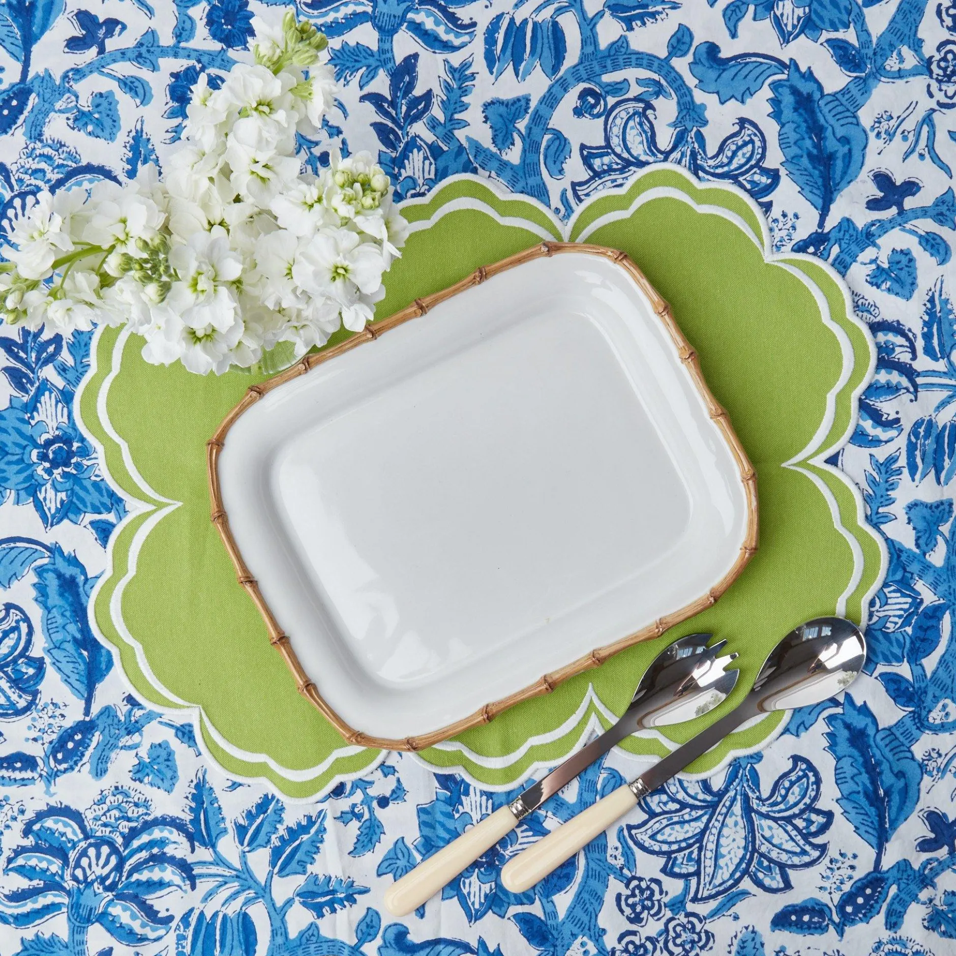 Hot Mrs. Alice Ivory Salad Servers