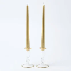 Online Mrs. Alice Joy Gold Fluted Candle Holder (Pair)