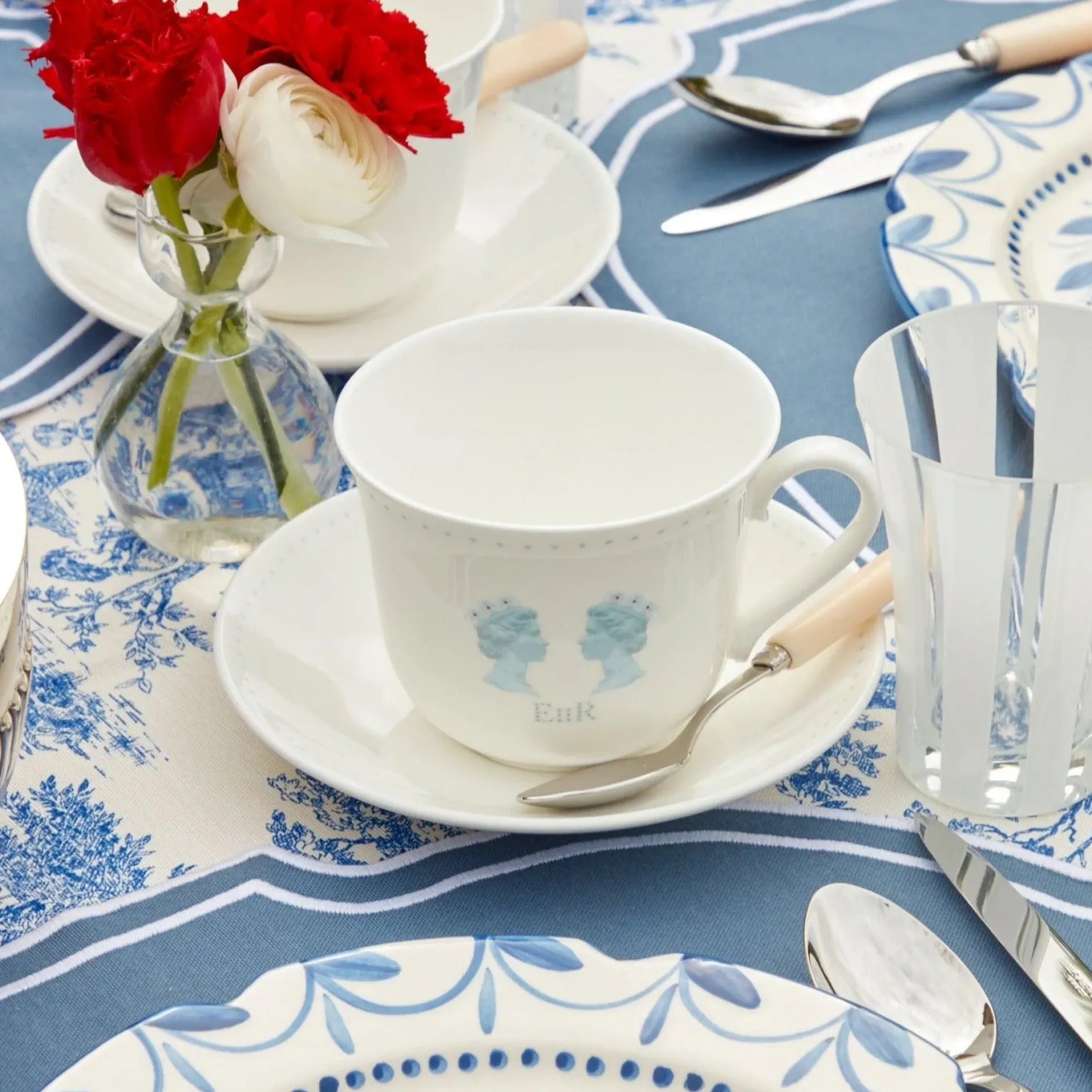 Hot Mrs. Alice Jubilee Breakfast Cup & Saucer