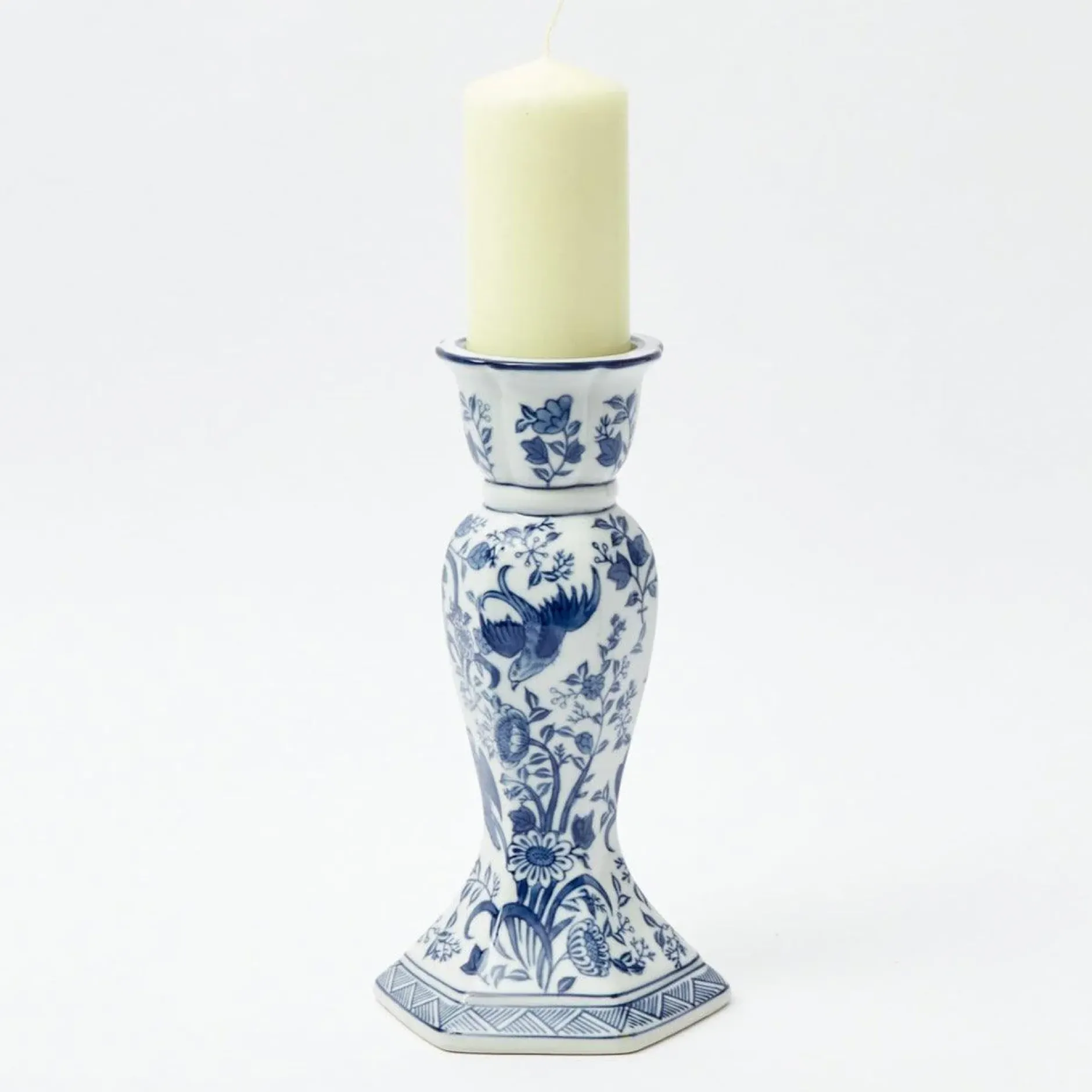 New Mrs. Alice Large Chinoiserie Candle Holder