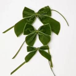 Clearance Mrs. Alice Large Forest Green Napkin Bow (Pair)