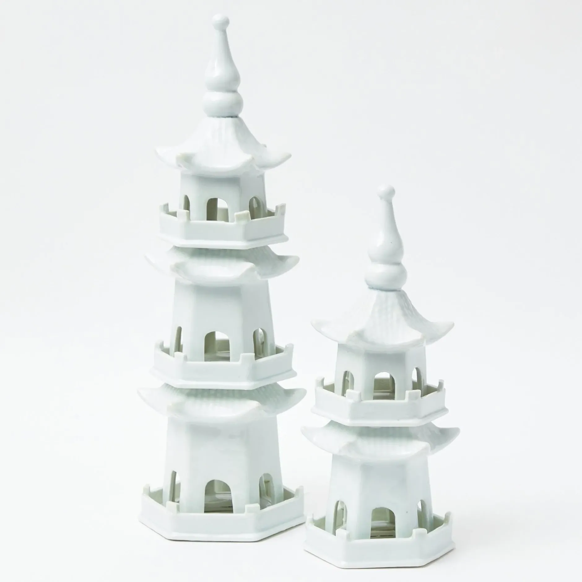 Best Mrs. Alice Large White Porcelain Pagoda