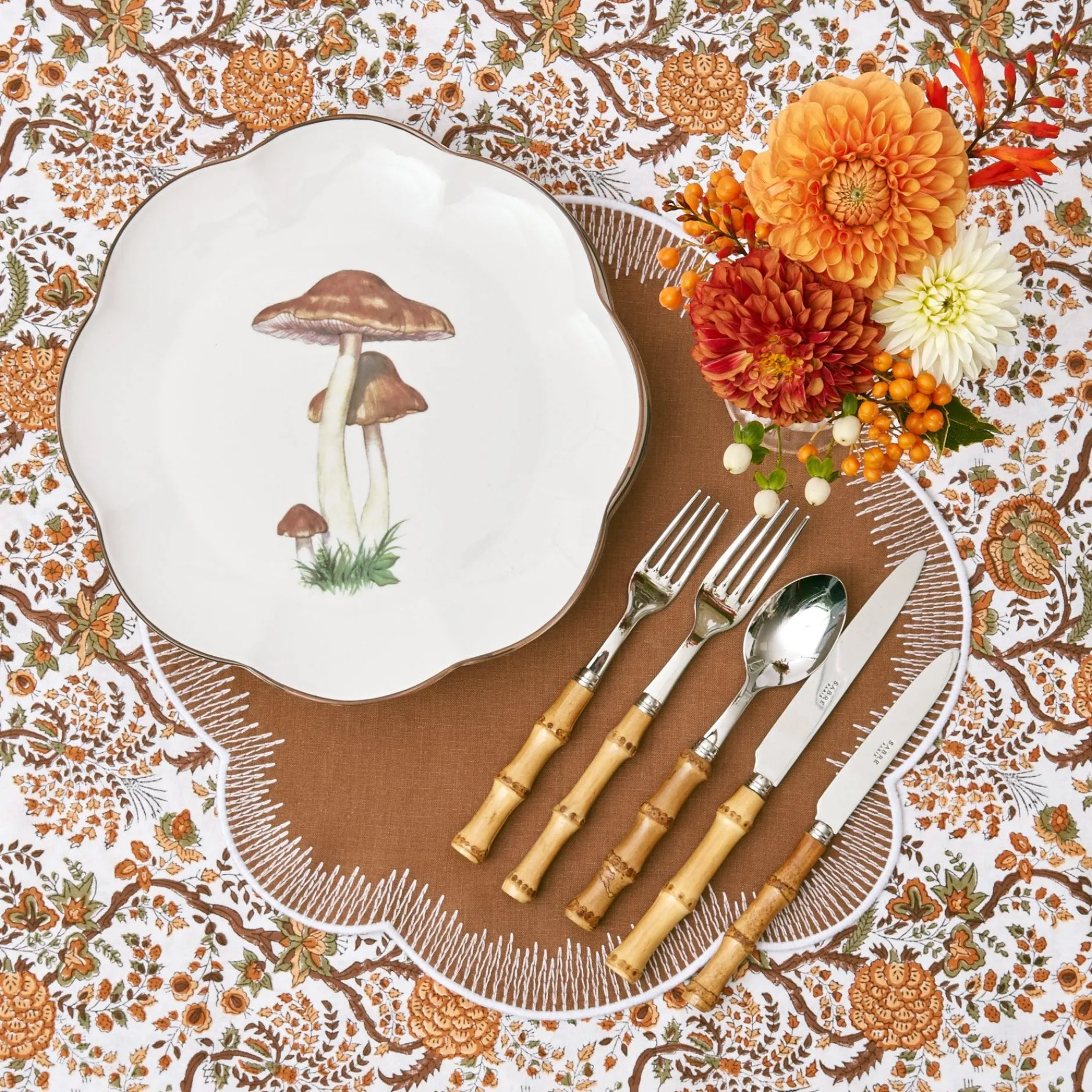 Best Mrs. Alice Leaves Of Autumn Tablecloth