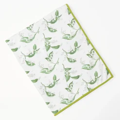 Hot Mrs. Alice Lily Of The Valley & Serena Green Applique Linen Set