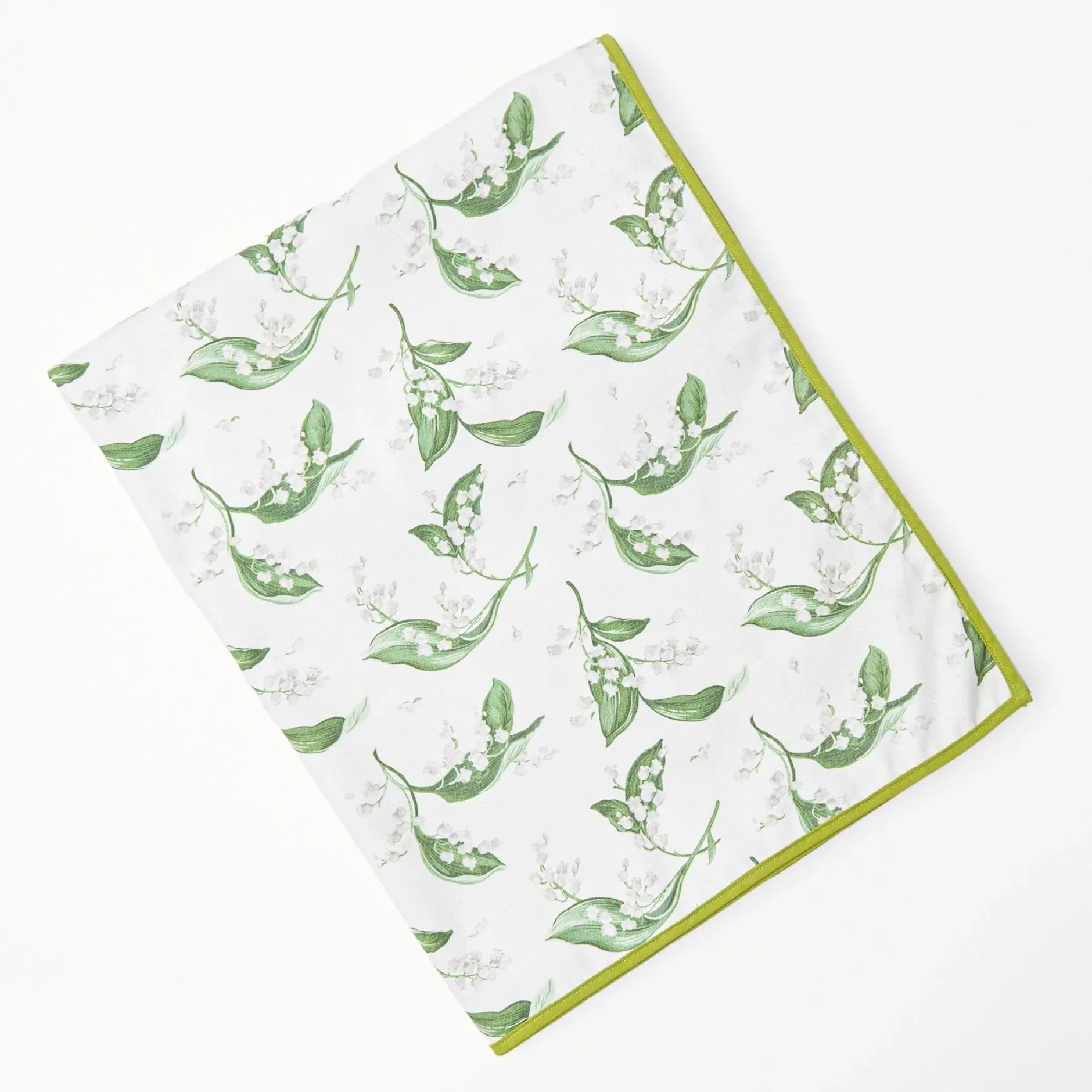 Hot Mrs. Alice Lily Of The Valley & Serena Green Applique Linen Set