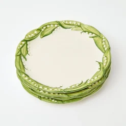 Hot Mrs. Alice Lily Of The Valley Dinner Plates (Set Of 4)