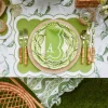 Clearance Mrs. Alice Lily Of The Valley Dinner & Starter Plates (Set Of 4)