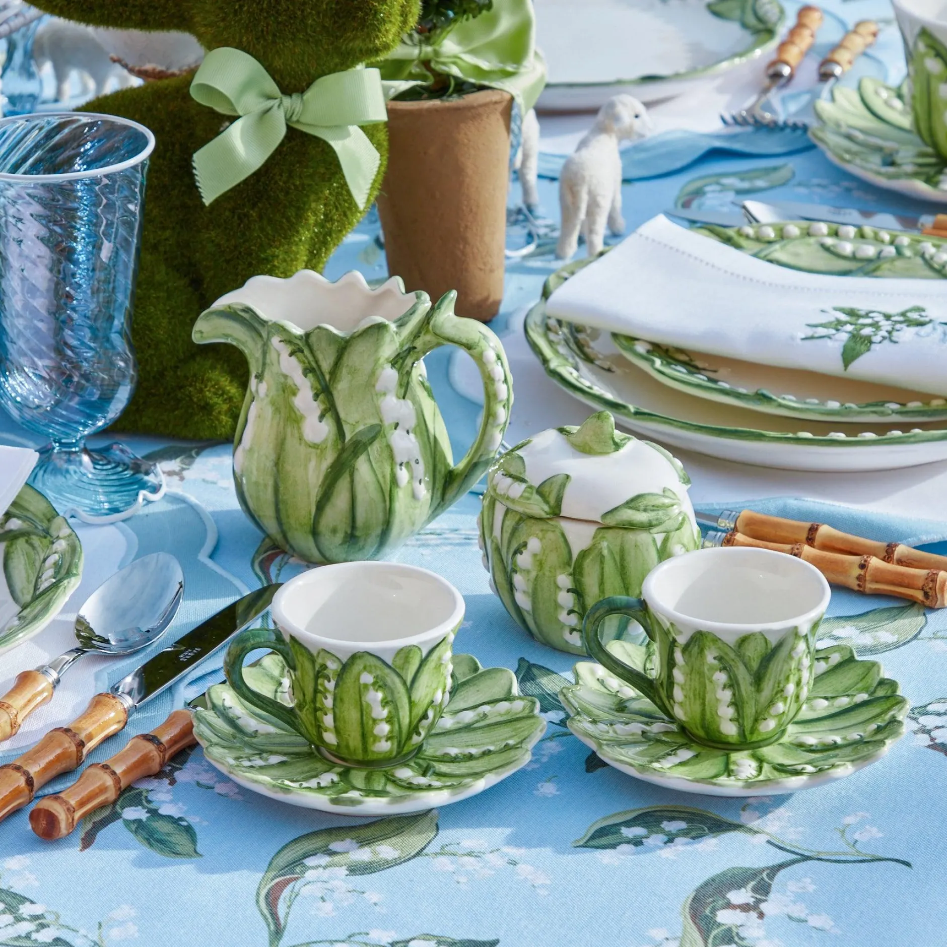 Discount Mrs. Alice Lily Of The Valley Espresso Cup & Saucer