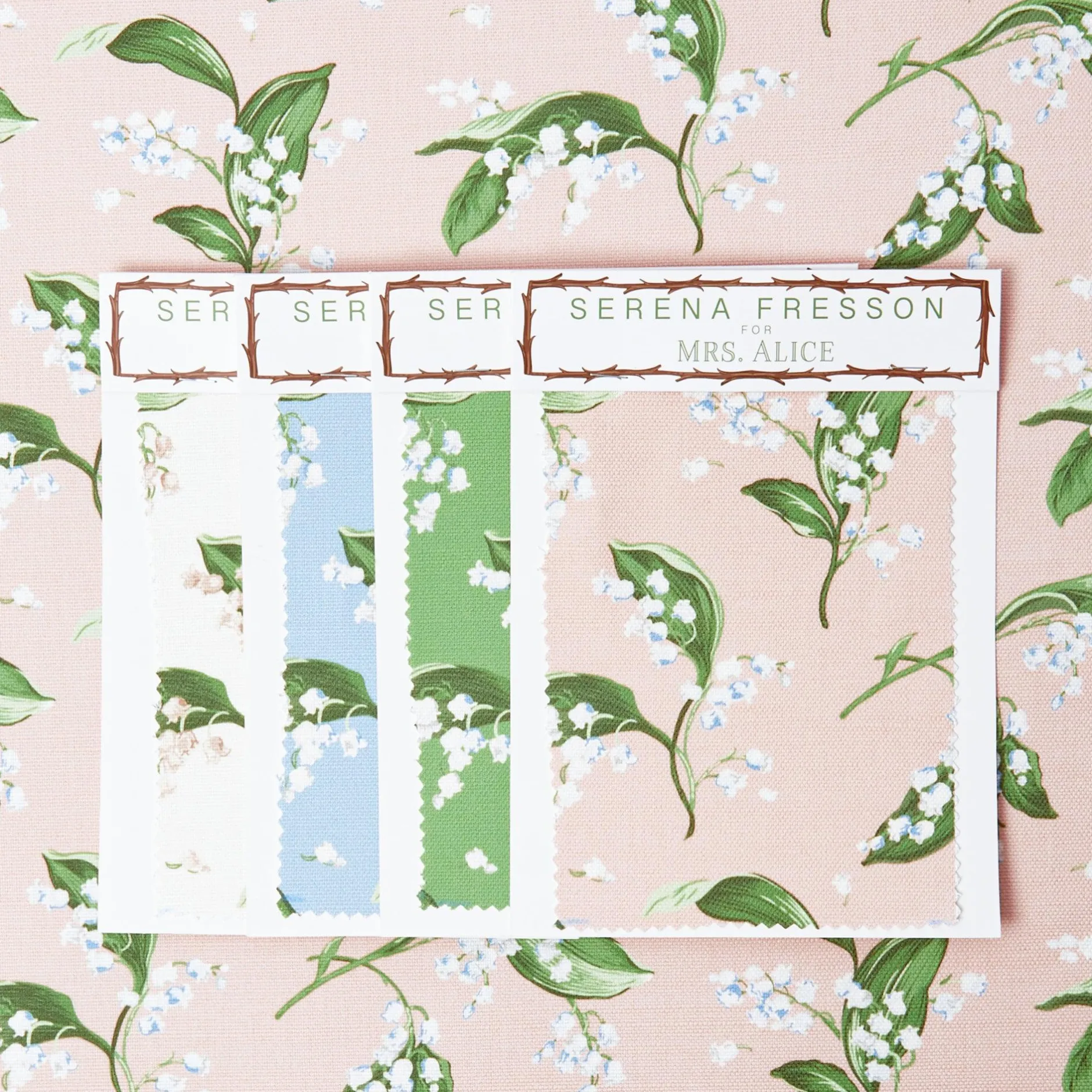 Discount Mrs. Alice Lily Of The Valley Fabric