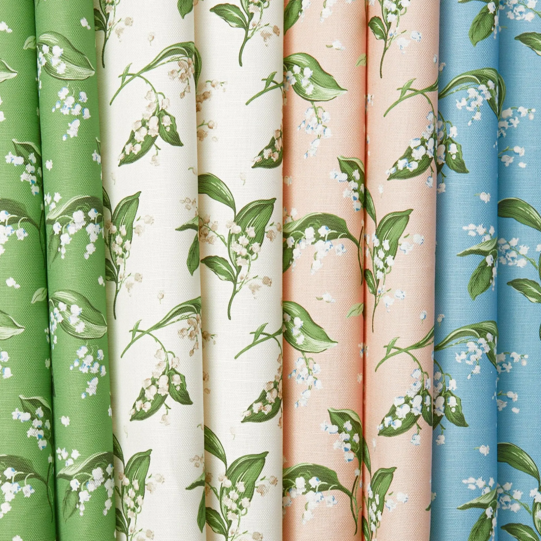 Mrs. Alice Lily Of The Valley Fabric