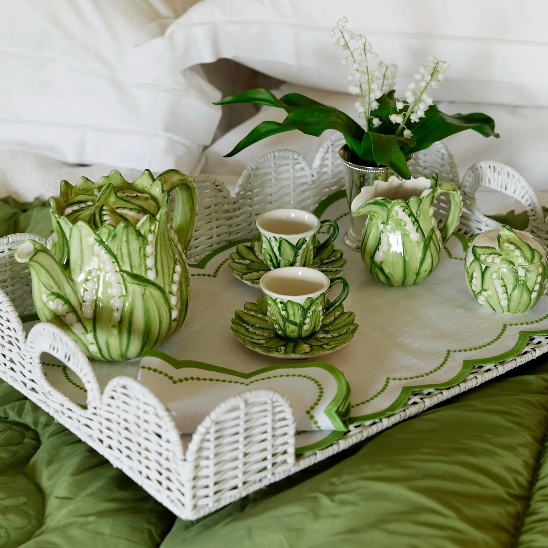 Mrs. Alice Lily Of The Valley Tea Set