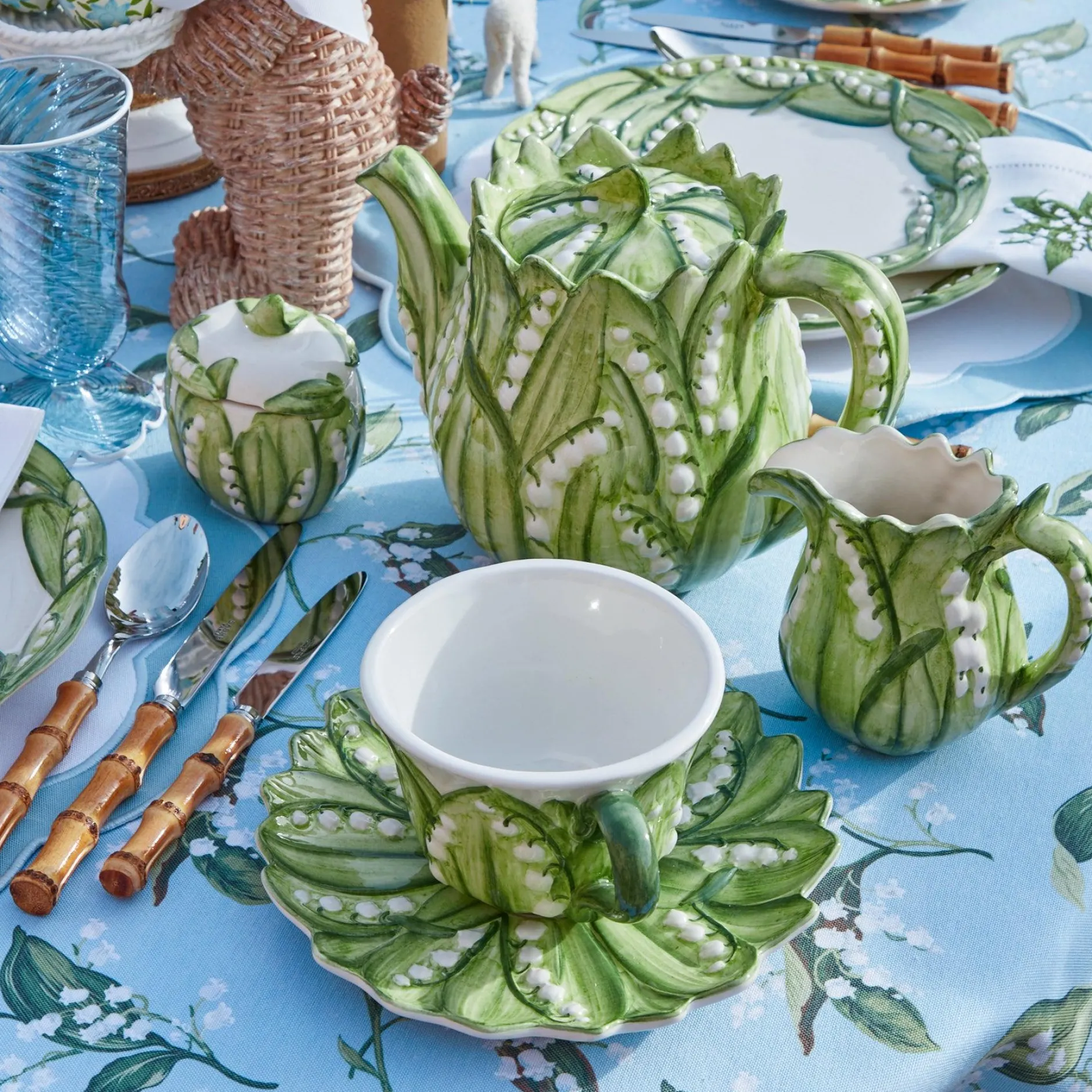 Mrs. Alice Lily Of The Valley Tea Set