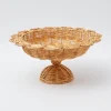 Online Mrs. Alice Luciana Rattan Scalloped Bowl