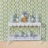Mrs. Alice Madeleine White Rattan Scalloped Console Table