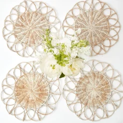 Hot Mrs. Alice Meredith Woven Placemats (Set Of 4)