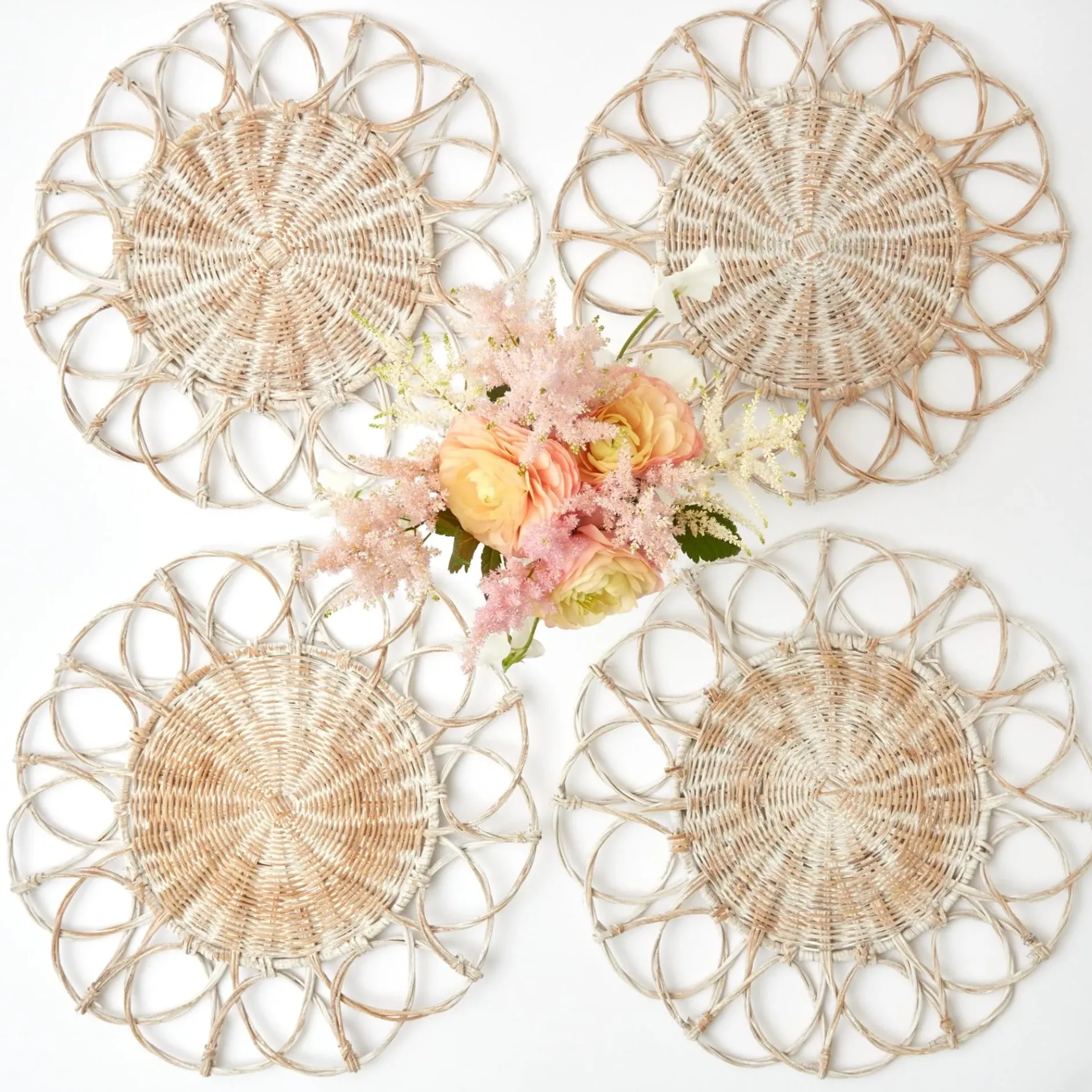 Hot Mrs. Alice Meredith Woven Placemats (Set Of 4)