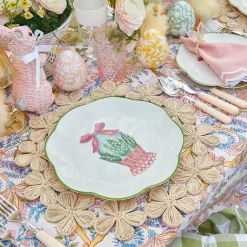 New Mrs. Alice Mia Woven Rattan Placemats (Set Of 4)
