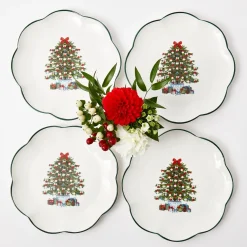 Online Mrs. Alice Christmas Tree Dinner Plate (Set Of 4)
