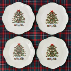 Online Mrs. Alice Christmas Tree Dinner Plate (Set Of 4)