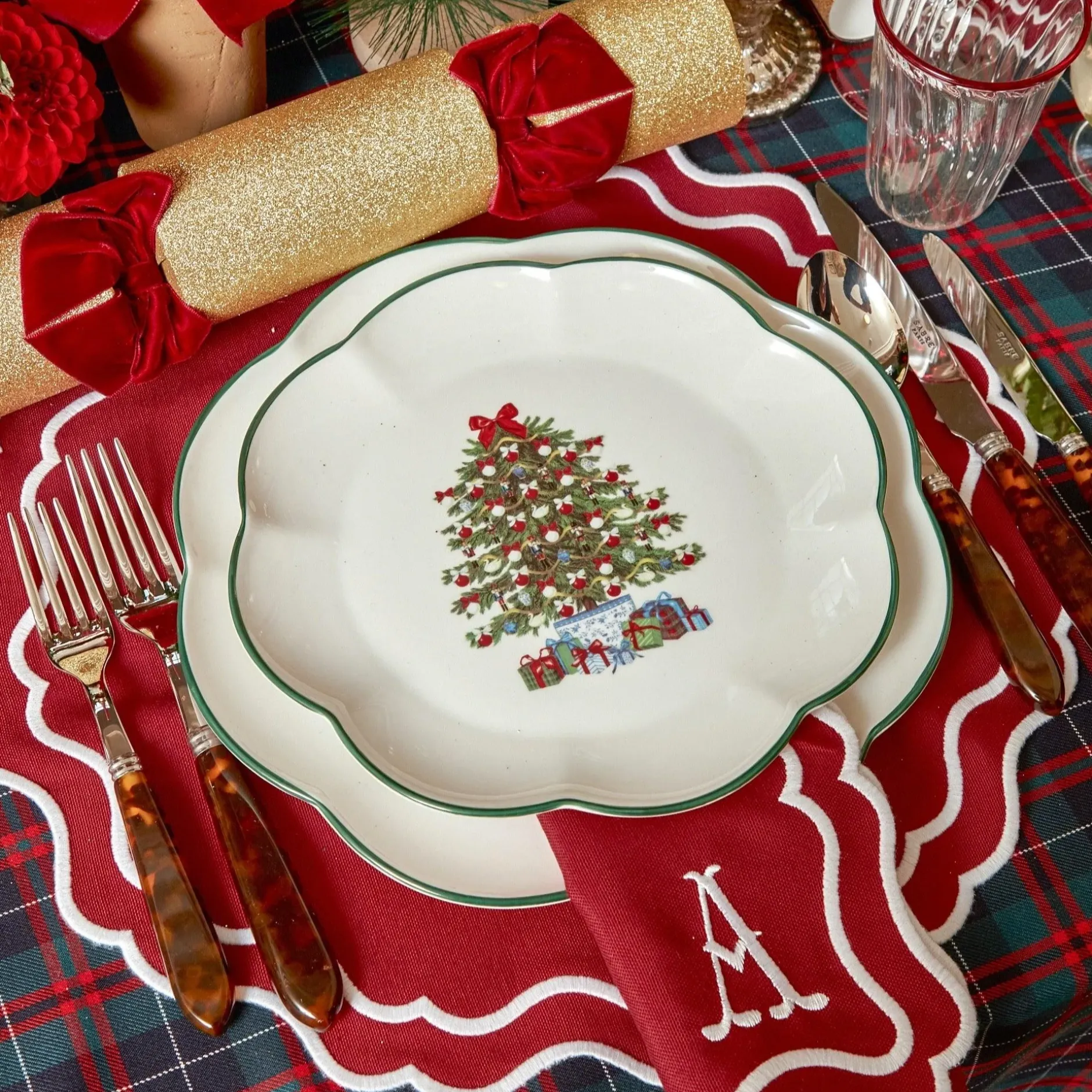 Sale Mrs. Alice Christmas Tree Starter Plate
