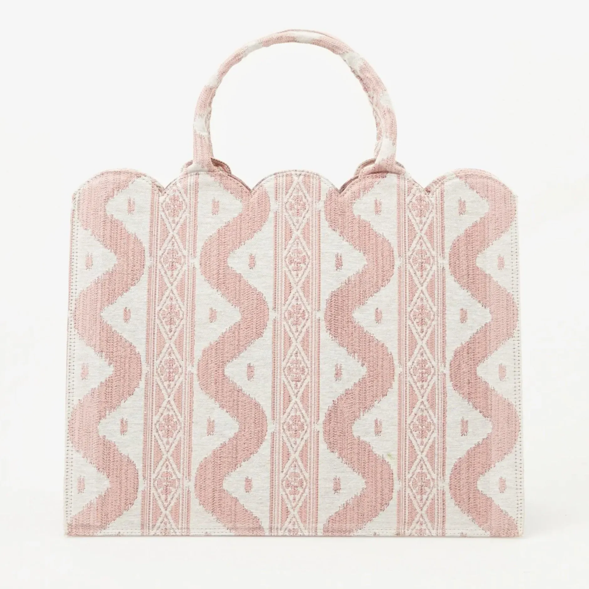 Online Mrs. Alice Tote Bag (Pink Ikat)