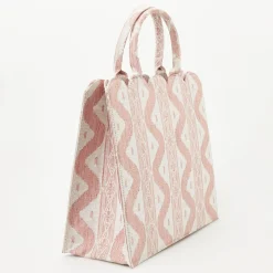 Online Mrs. Alice Tote Bag (Pink Ikat)