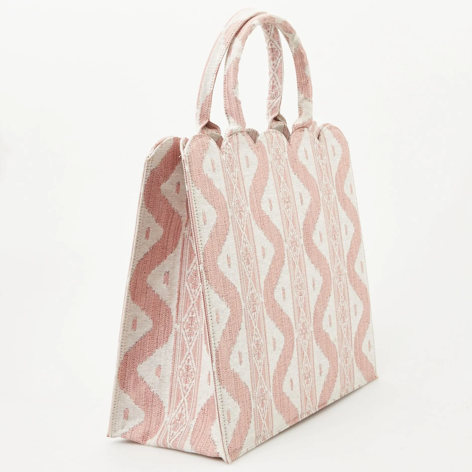 Online Mrs. Alice Tote Bag (Pink Ikat)