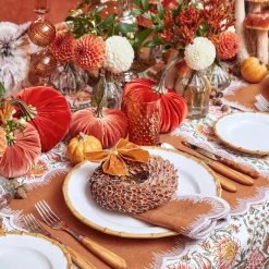 New Mrs. Alice Nancy Bamboo Dinner Plate (Set Of 4)