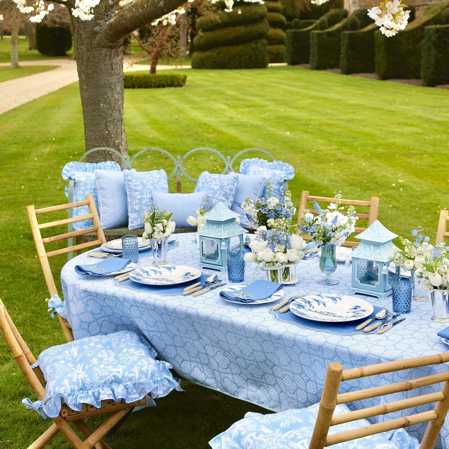Mrs. Alice Nancy Bamboo Garden Chair