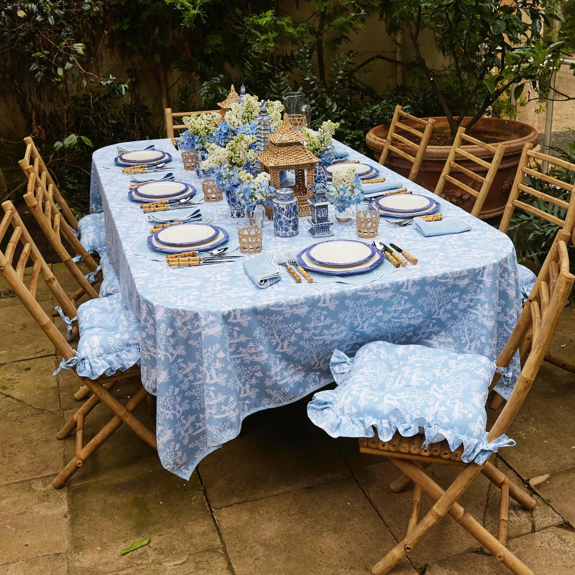 Mrs. Alice Nancy Bamboo Garden Chair