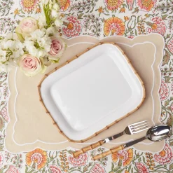 Mrs. Alice Nancy Bamboo Rectangle Platter
