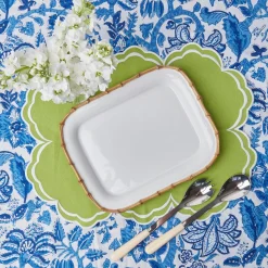Mrs. Alice Nancy Bamboo Rectangle Platter